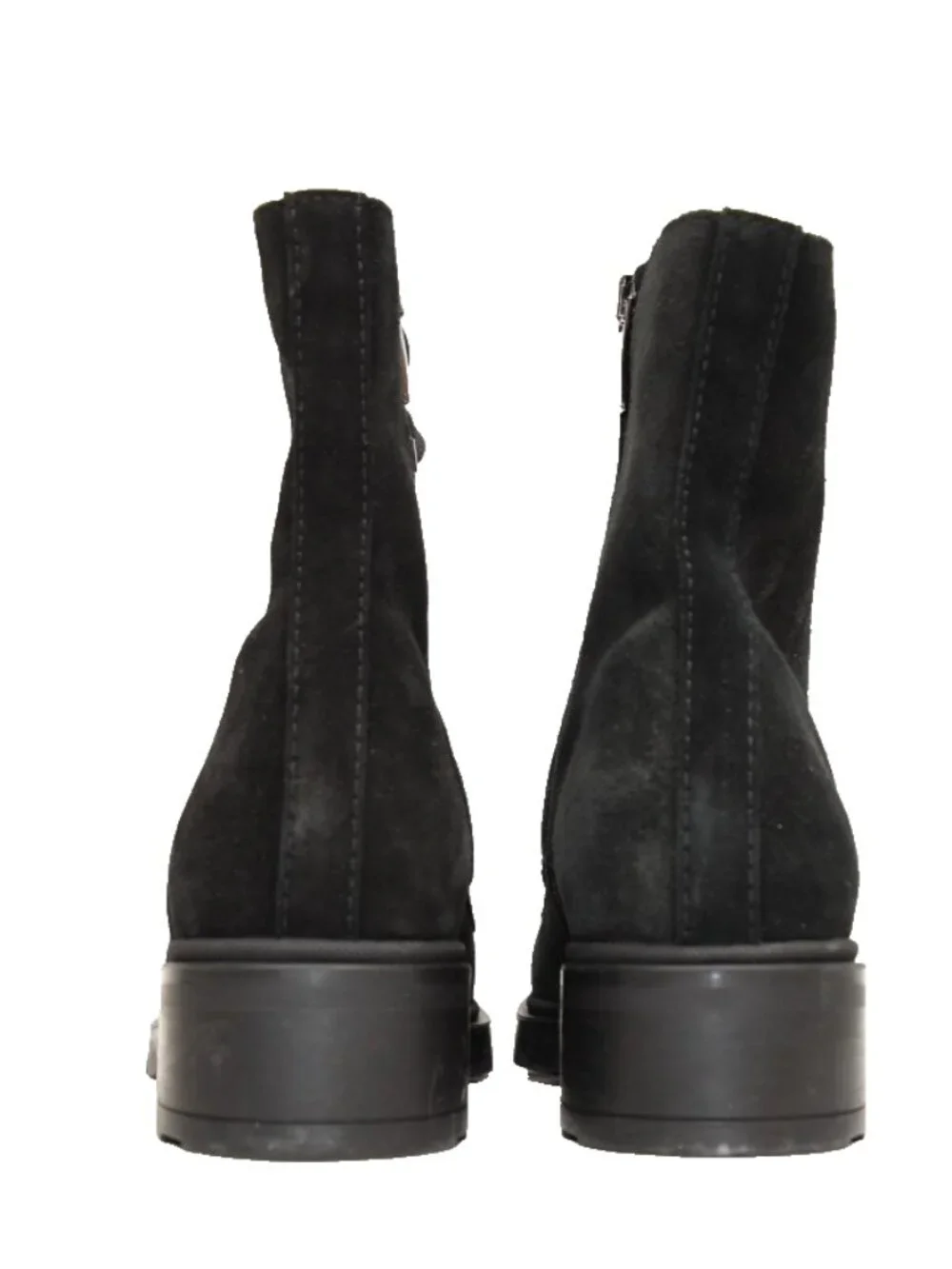 New! LA CANADIENNE Sabel Waterproof Hiker Boots Black Suede Size 6.5 DD542